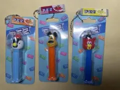 PEZ ミニフィギュアキーチェーン 　part2　3個セット