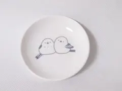 【シマエナガ】ミニプレート★新品未使用のサムネイル