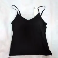 GU カップ付キャミソール　XLサイズ　黒