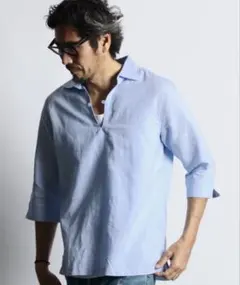 The DUFFER of St.GEORGE 7分袖 スキッパーシャツのサムネイル