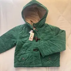 三越購入 グリーン 130 ダッフルコート タグ付き