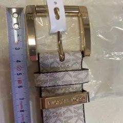 新品タグ付　MICHAEL KORS モノグラムベルト　XL