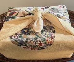 ぶ*く様 正絹　きな粉色　風呂敷