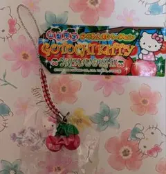 ご当地キティ　根付け　土肥金山限定　ストラップ　レアピンクバージョン ご当地キティ 根付け 土肥金山限定 ストラップ レアピンク