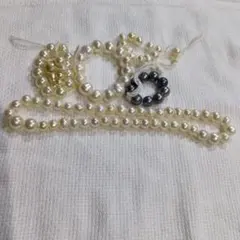 暫くの間お値下げします!パール　不揃い手芸材料として