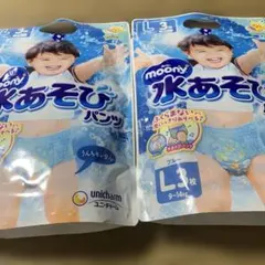 moony☆ポケモンデザイン☆ブルー★水遊びパンツ。サイズL★2個セットのサムネイル