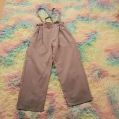 a.v.v　サスペンダー付きテーパードパンツ