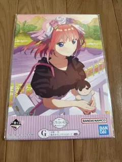 一番くじ 五等分の花嫁 夢のひととき 中野二乃 描きおろしイラストボード