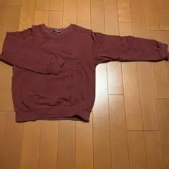 COMME CA ISM トレーナー ボルドー 130cm