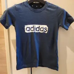 【美品】adidas ネイビー Tシャツ