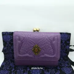 2026年最新】Anna Sui カラー：パープル系 レディース 三つ折り財布の