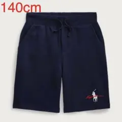 140cmラルフローレン Big Ponyロゴフリースショートパンツ★新品未使用