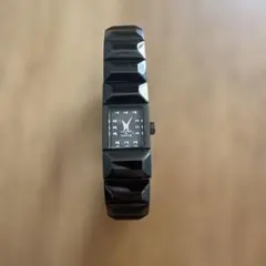 【ジャンク品】CABANE de ZUCCaブラック角型時計