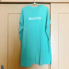 MILKFED ミントグリーン 半袖ワンピースのサムネイル