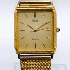 C46 SEIKO Dolce 稼働 8N40-5040 ゴールド文字盤 腕時計 - メルカリ
