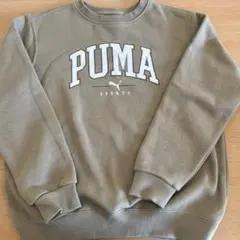 PUMA トレーナー 140サイズ オリーブグリーン