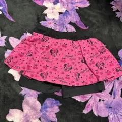 ミニーちゃん　ピンクスカート　スパッツ付き　スカッツ