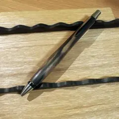 木軸ボールペン 黒柿 ウッドペンクラフトのサムネイル
