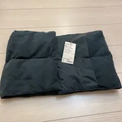 無印良品　裏フリース　ダウンマフラー　ダークグレー