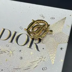 美品 4215 Christian Dior ディオール 旧ロゴ ブローチ