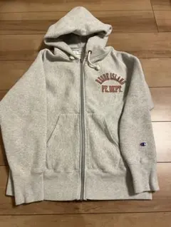 チャンピオン　リバースウィーブ　ジップパーカー グレー　サイズM