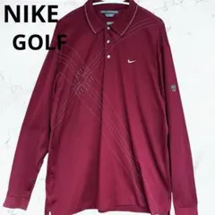 NIKE GOLF タイガーウッズモデル メンズ 長袖ポロ M ゴルフウェア