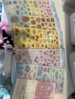 セリアシール ぷっくり、タイルシールまとめ売り