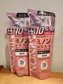 ミノン　全身シャンプー　泡タイプ　詰替 440mLのサムネイル