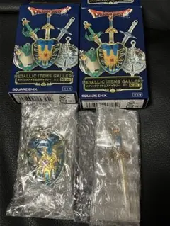 ドラゴンクエスト メタリックアイテムズギャラリー ミニ ロトの剣 ロトの盾