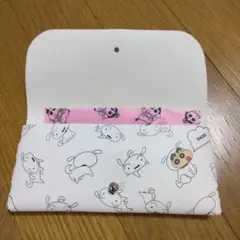 【新品】クレヨンしんちゃん メガネケース《シロ》眼鏡拭き付