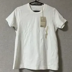 涼感　汗じみしにくい　クルーネック　半袖Tシャツ　白　Lのサムネイル