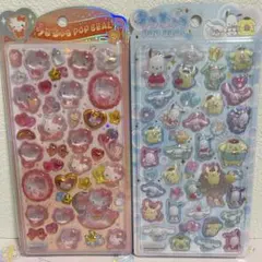 正規品 うるちゅるポップシール サンリオベビー キティ シナモ ポチャッコ