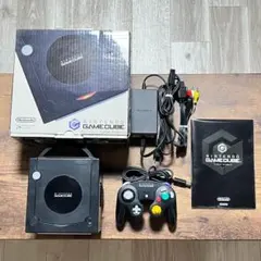 ゲームキューブ　GAMECUBE　ブラック　本体　箱セット　動作品