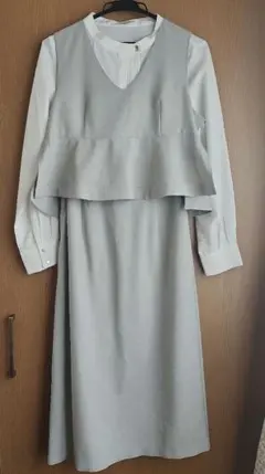 ジレスカートセットアップ ブラウス付き 小柄さん向け オケージョン