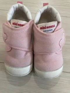 ミキハウス ピンク スニーカー ベビーシューズ　ファーストシューズ