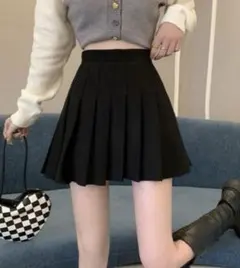 GRL グレイル インパン裏地付きプリーツミニスカート☆Sサイズ