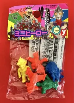 当時物　ウルトラマン　ティガ　ミニヒーロー　消しゴム　日本製
