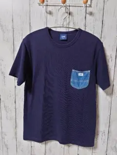 Lee デニムポケット Tシャツ ネイビー Sサイズのサムネイル