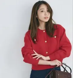 basement 金ボタン　カーディガン　ゴールドボタン