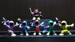 バンダイ★救急戦隊ゴーゴーファイブ ミニフィギュア 6体セットのサムネイル