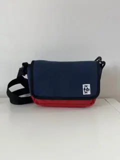 ネイビー/レッド ショルダーバッグ