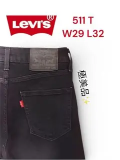 Levi's 511 T （ストレッチ入り） ブラック NATIVE CALI
