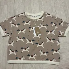 nia nani 木馬柄 Tシャツ 100cm 新品