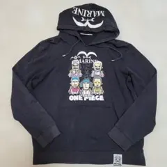 ONE PIECE メンズパーカー チャコールグレー L 古着