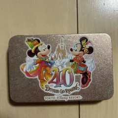 東京ディズニーリゾート　40周年　キャンディ　空き缶