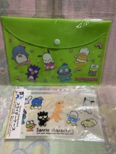 サンリオキャラクターズ　はぴだんぶい　スナップケース　スライダーケース　セット