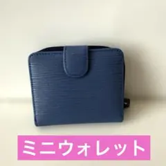 ★ネイビー 折り財布 ★コンパクトウォレット★