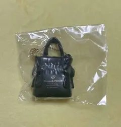 メゾン・ド・フルール ダブルリボンギャザートートバッグ ミニチュアチャーム