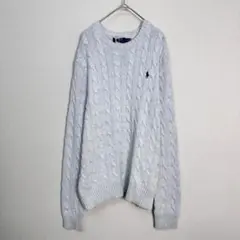 POLO RALPH LAUREN　セーター　グレー　サイズM　LIV028のサムネイル