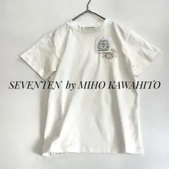 タグ付き未使用 セブンテン 23SS SVT刺繍Tシャツ ホワイト × ベージュのサムネイル